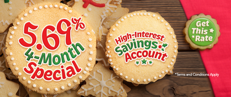 4-Month High-Interest Savings Special on now!