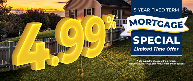 4.99% Mortgage Special on 5-Year Fixed Term