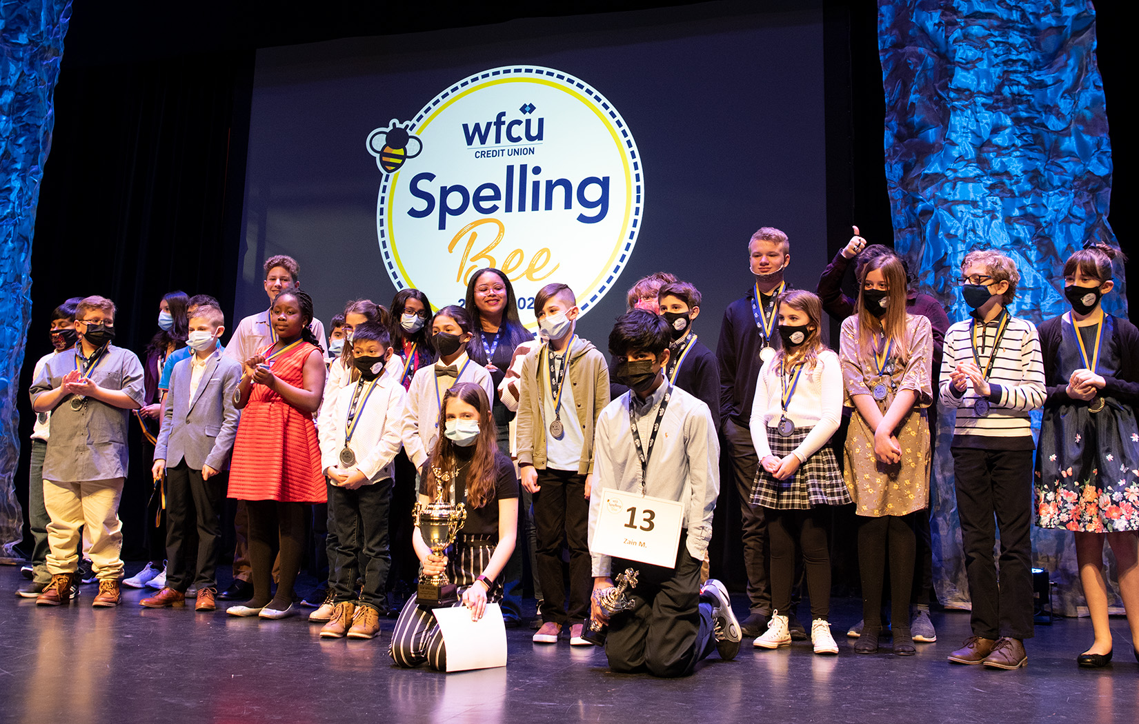 Photo of 2022 Spelling Bee Participants and Winners