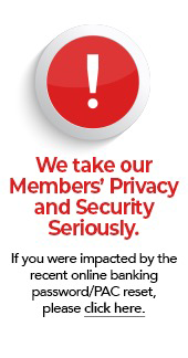 Your Privacy and Security is important to us.